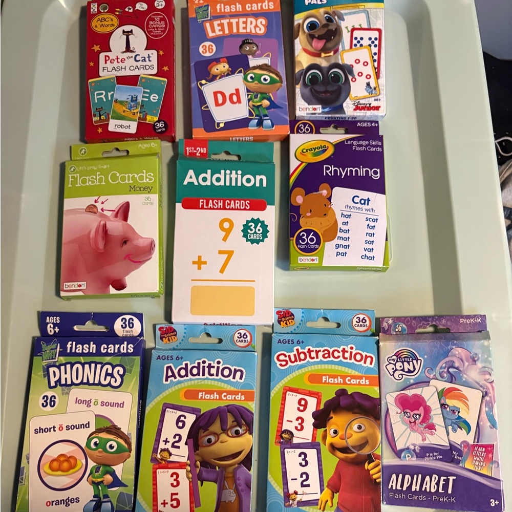 Educational Flash Cards Set for Kids